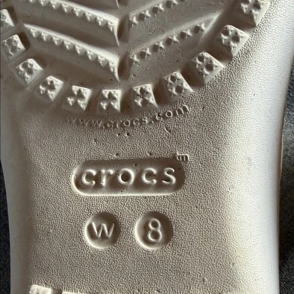 CROCS Women's Sandal Slide in Light Taupe - Picture 6 of 6